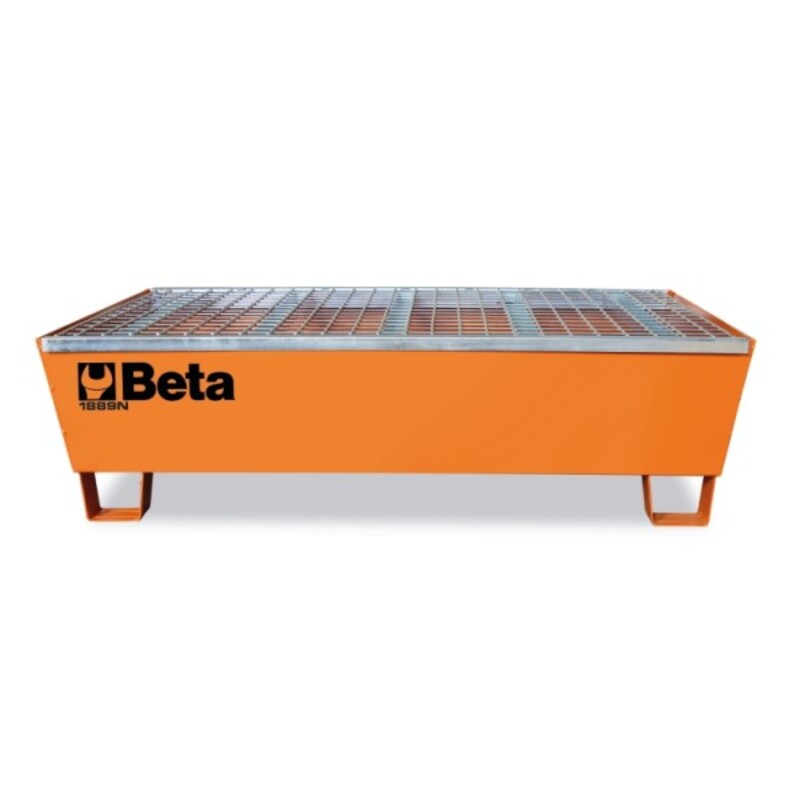 BETA barrel base (transportable) steel for storing 2 barrels (200 l each)