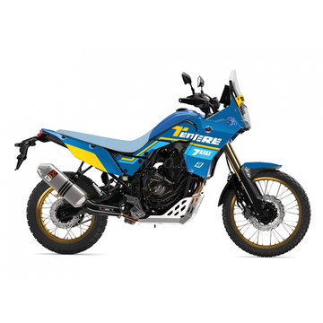 Yamaha Ténéré 700 [BLACKBIRD] - Rally Ride Graphics Kit – Blue