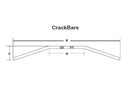 Kawasaki Vn 1600 Classic [FEHLING] - Crack bar, 850 mm black