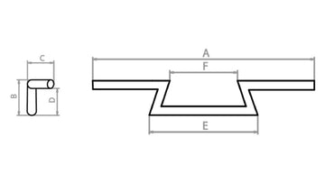 Harley Davidson Fxsb [FEHLING] - Handlebar FEHLING - Z-handlebar, 1 inch, with recess for electric cable (for all HD from year 82) - 0