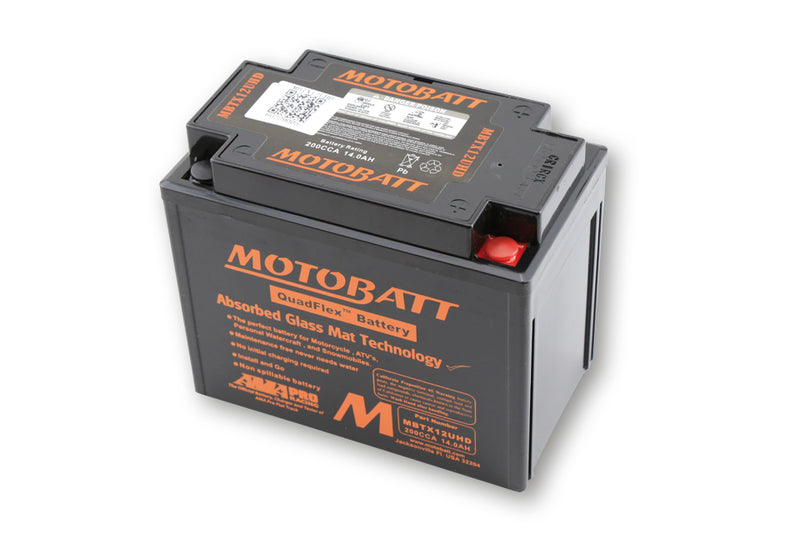 Triumph Bonneville 865 [MOTOBATT] - Battery MBTX12UHD, Black