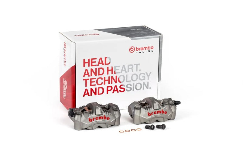 Suzuki Gsx 1300 [BREMBO RACING] - GP4-RS Pair of front radial brake calipers 4 pistons Ø3mm