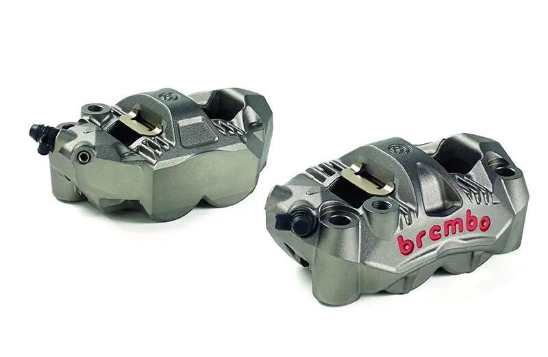 Yamaha Tracer 9 [BREMBO RACING] - GP4-RS Pair of front radial brake calipers 4 pistons Ø3mm