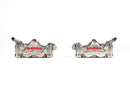 Aprilia Smv 1200 Dorsoduro [BREMBO RACING] - Pair of GP4RX - 1mm brake calipers (CNC machined - chrome plated) (with pads)-2