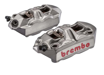 Yamaha Tracer 9 Y-Amt [BREMBO RACING] - Pair of one-piece M4 brake calipers - 18mm/P4 34 (with pads)