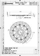 Aprilia Dorsoduro 1200 [BREMBO RACING] - UPGRADE Supersport round floating brake discs - in pairs-2