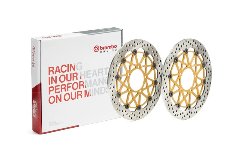 Triumph Speed ​​Triple 1200 Rs [BREMBO RACING] - UPGRADE Supersport pair of floating brake discs - 208973756