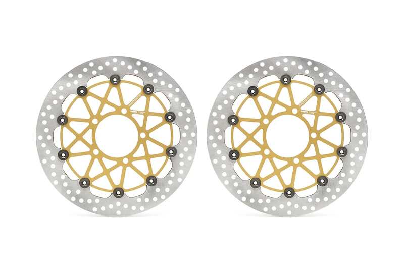 Triumph Street Triple 765 [BREMBO RACING] - UPGRADE Supersport pair of floating brake discs - 208973756