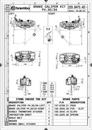 Yamaha Mt 10 [BREMBO RACING] - UPGRADE GP4-RB 4-piston brake calipers (pair) front, Ø 30/34 mm