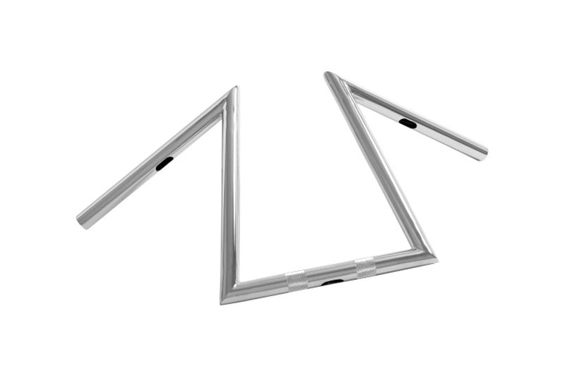 Suzuki Vl 800 Intruder Vo [HIGHWAY HAWK] - Z-Bar Extreme 1 inch handlebar with 3 holes, 630mm wide 300mm high, chrome