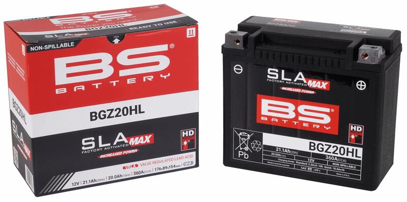 Harley Davidson Fls [BS BATTERY] - SLA Maintenance Free Battery Factory Activated - BGZ20HL