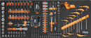 BETA XL tool trolley with 7 drawers and 418-piece tool assortment