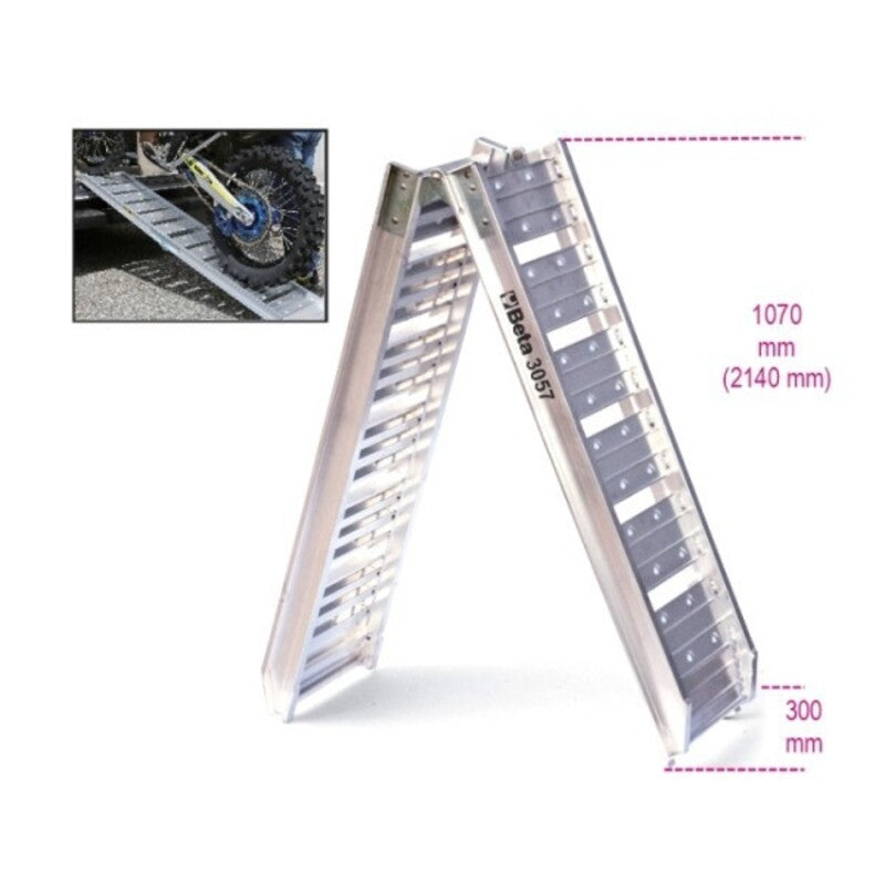 BETA 3057 aluminum access ramp for motorcycles