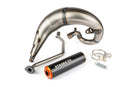 Rieju MRT SM 50 2T - Auspuff Streetrace High Mount CNC Orange Schwarz
