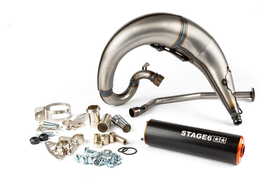 Aprilia SX 50 2T - Exhaust orange black