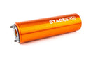 Rieju MRX Enduro Pro 50 2T AM6 - Auspuff Streetrace High Mount links orange
