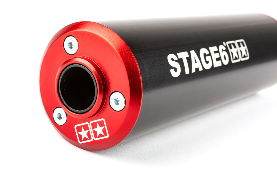 Derbi Senda DRD Racing SM 50 2T D50B0 [2012–] - Auspuff Streetrace Rot Schwarz