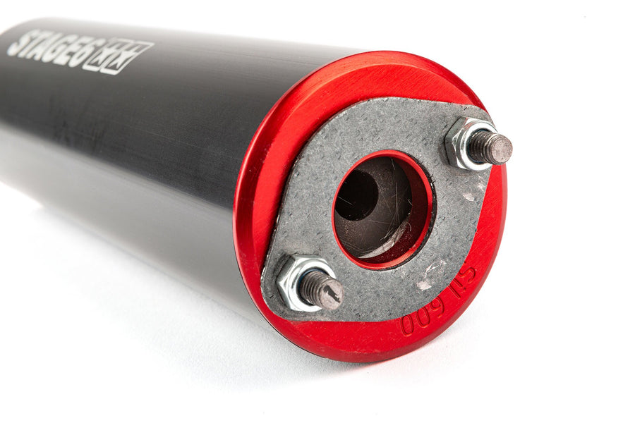 Derbi Senda R X-Race Trail '05 - '10 50 2T D50B0 - Exhaust Streetrace Red Black