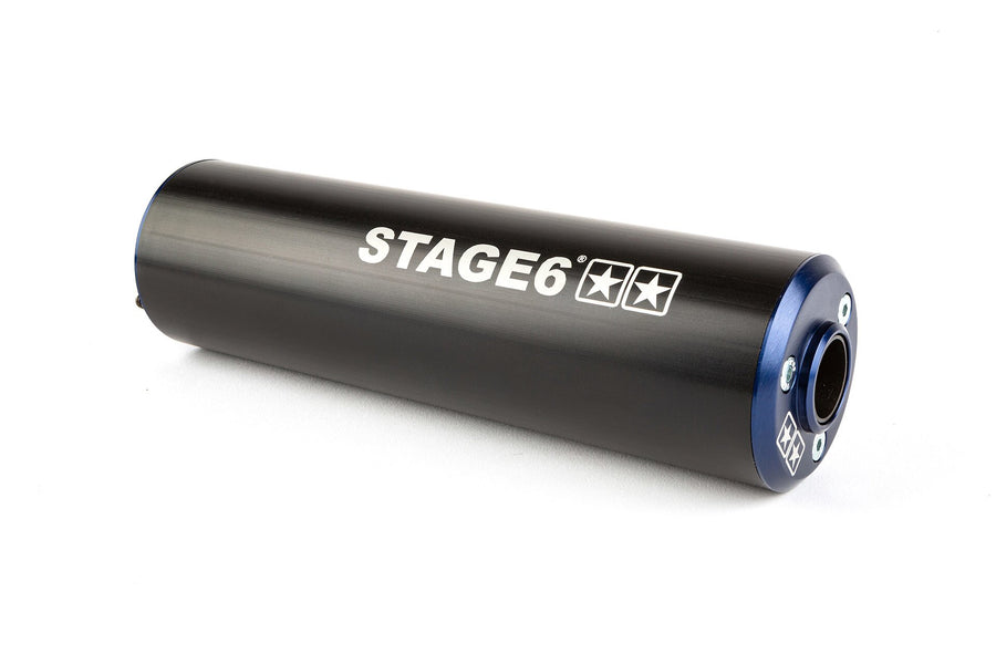 Aprilia SX Factory 50 2T - Auspuff Streetrace blau schwarz