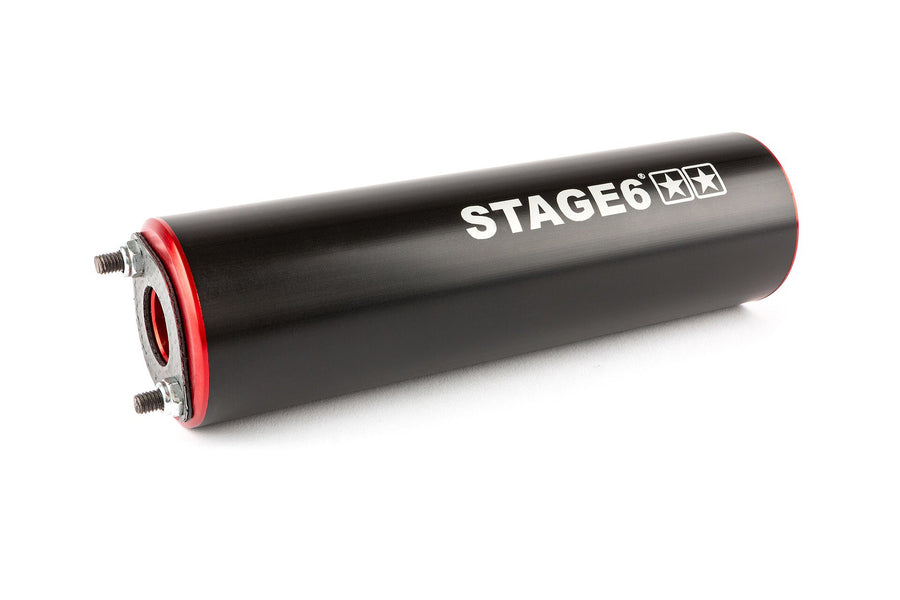 Aprilia RX 50 2T D50B1 [2006–] - Auspuff Streetrace rot schwarz