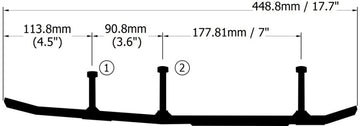 LYNX 59 YETI 550 [2014-2016] - Sno-X Slasher Six Runner 6" Hardmetal