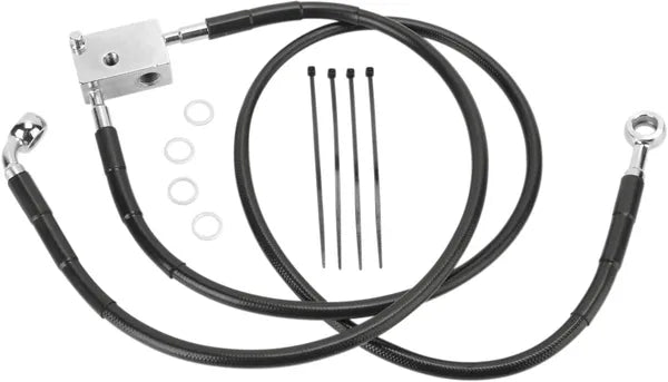 Harley Davidson FX [DRAG SPECIALTIES] - Stainless Steel Brake Line Kit