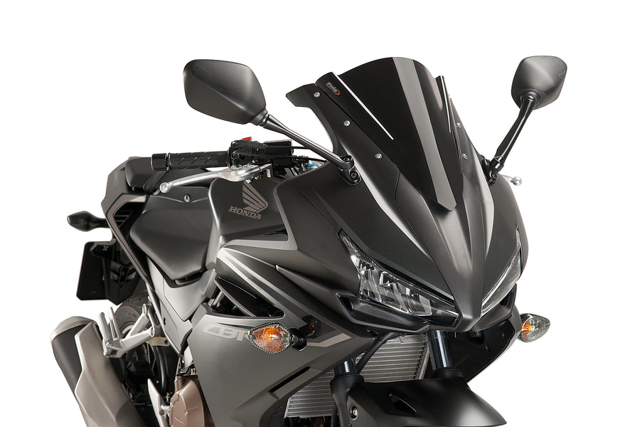 HONDA CBR500R 2016–2018 - Z-Racing-Scheibe | Schwarz | PUIG 8903N