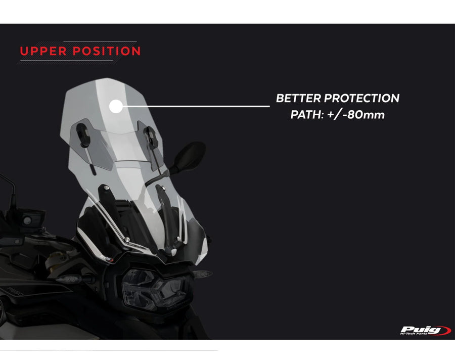 BMW F 750 GS [2024] – Adjustable windshield – heavily tinted