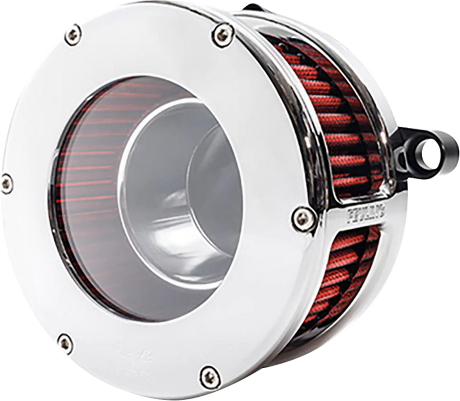 Harley-Davidson FLHCS 1923 Softail Heritage Classic 117 [2026] - BA Air Cleaner Kit - Finish: Chrome, Red, Clear - Image 1