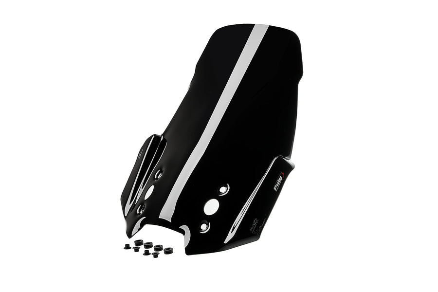 TRIUMPH BONNEVILLE T 120 BLACK [2025] - touring screen | Black | PUIG 9421N