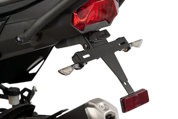 KAWASAKI VERSYS-X [2017-2018] - License Plate Holder | Black | PUIG 9475N