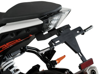 KTM 125 DUKE 2017-2018 - License plate holder | Black | PUIG 9492N