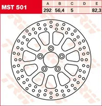 Harley-Davidson XL 883 R Roadster [2004, 2009-2010, 2013] - Skull brake disc - picture 12