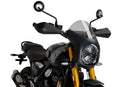 TRIUMPH SCRAMBLER 400X [2025] – Retro Fairing Screen – Black-12