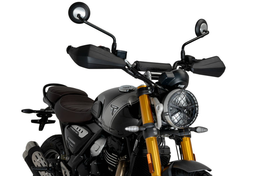 TRIUMPH SCRAMBLER 400X [2025] – Retro Fairing Screen – Black