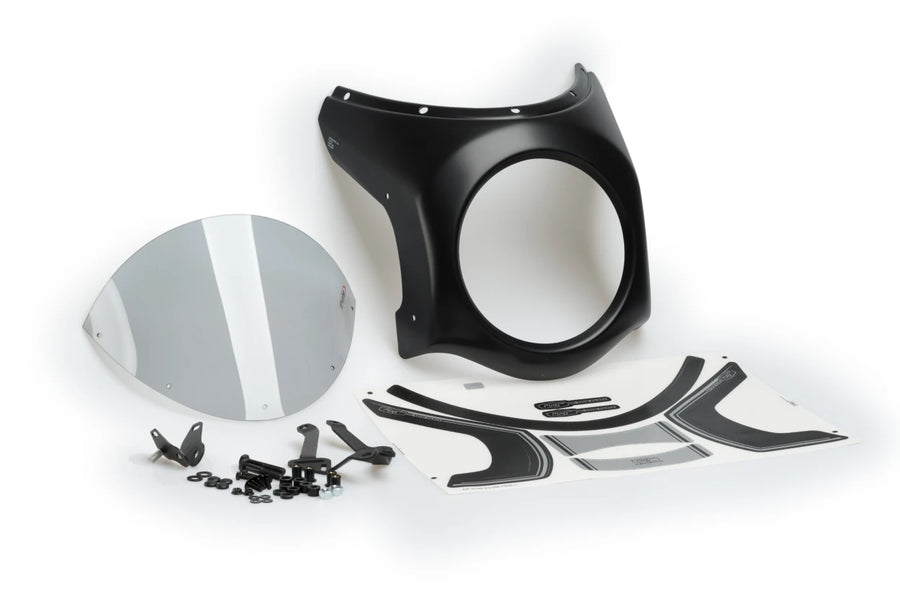 TRIUMPH SCRAMBLER 400X [2025] – Retro Fairing Screen – Black