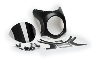 TRIUMPH SCRAMBLER 400X [2025] – Retro Fairing Screen – Black - 0