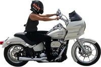Harley Davidson Fxlr [KLOCK WERKS] - Hugger Series Front Fender with Mounting Blocks for Softail/Dyna