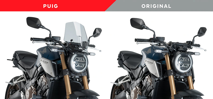 TRIUMPH BONNEVILLE T 120 BLACK [2025] - New Generation Sport Windscreen | Tinted | PUIG 9748H