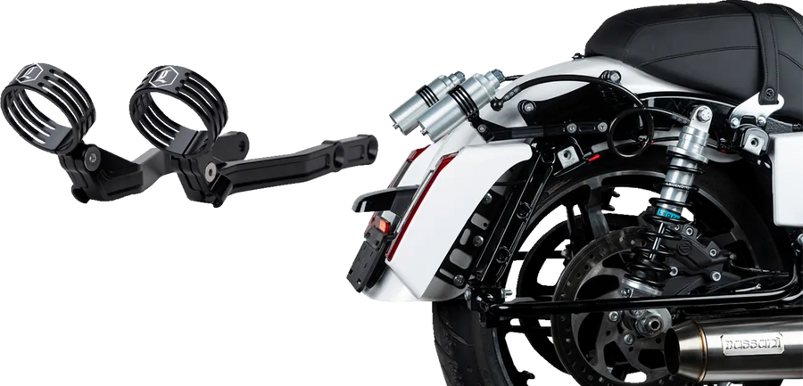 Harley-Davidson FLTRX 1923 Road Glide 117 [2024-2025] - REVO ARC Billet Remote Reservoir Außenhalterungen – Bild 3