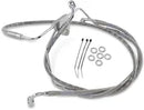 Harley Davidson Flhtcui [DRAG SPECIALTIES] - Stainless Steel Brake Line Kit, Extended