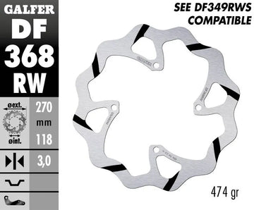 Suzuki Rm Z 250 [2020-2023, 2025-2026, 2023-2024] - BRAKE DISC FIXED WAVE GROOVED OVERSIZE – Picture 2