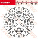 Kawasaki ZR 1100 Zephyr [1996-1997] - Halo Series Schwimmende Bremsscheibe – Bild 8