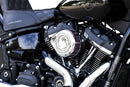Harley-Davidson FLI 1868 Hydra-Glide Revival 114 [2024] - Mini Teardrop Stealth Luftfilter-Kit – Oberfläche: Silber – Bild 3