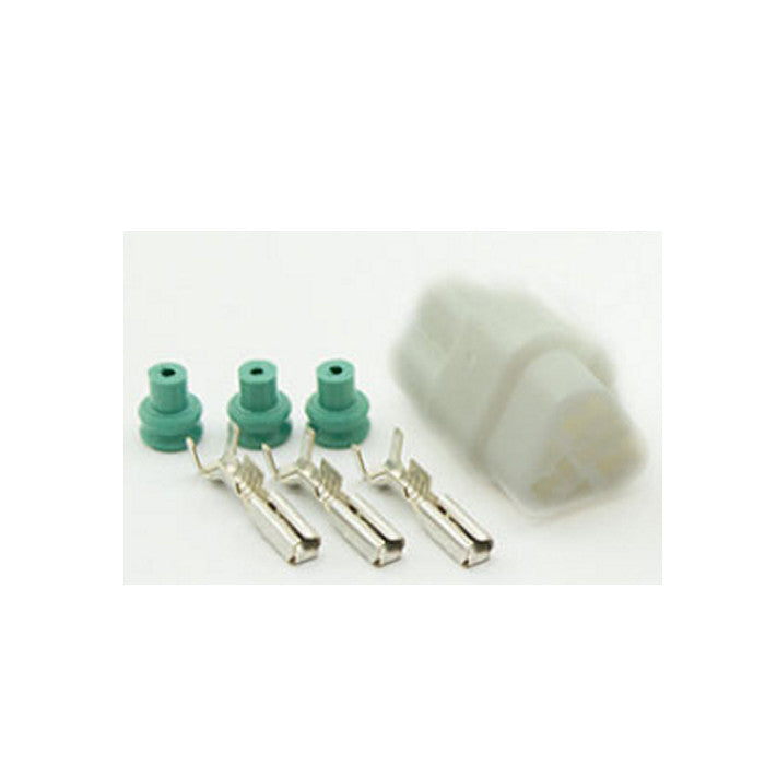 Wasserdichter 3er Stecker – 3-Pin, Vergleichsnr. 6180-3241, MT Serie, Stück, weiblich, weiss