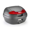 E340 Vision - Monolock top case with plate – black / Max load 3 kg