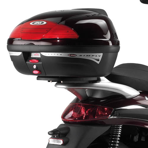 Piaggio Beverly 125-250-400 [GIVI] - Topcase Träger für MONOLOCK® Koffer maximale Zuladung 6 kg