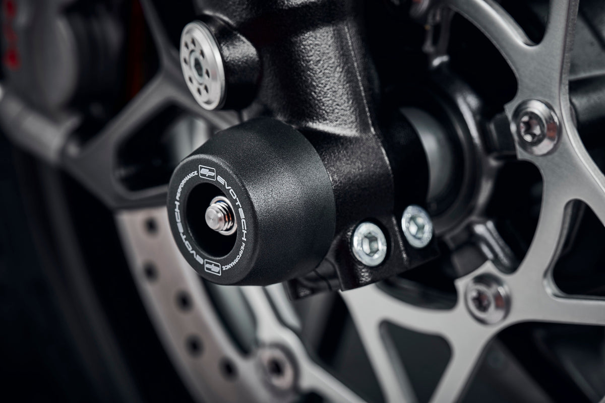 Triumph Street Triple RS [2020–2022] - Achsprotektoren-Kit – 360° Ansicht 21