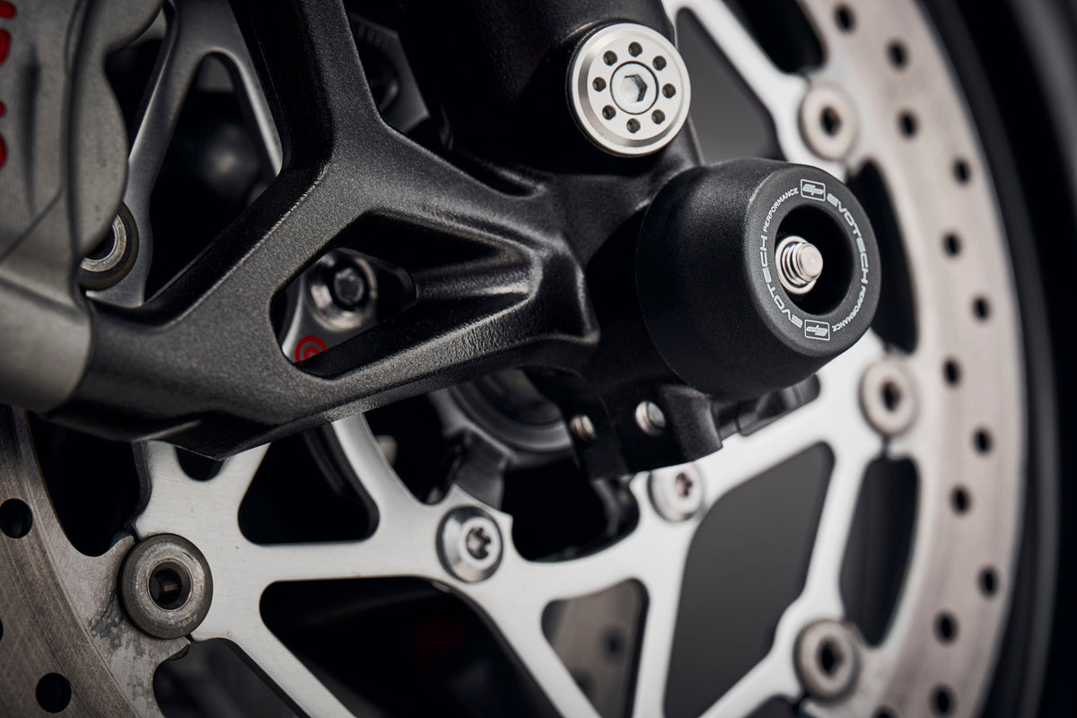 Triumph Street Triple 765 R [ab 2023] - Achsprotektoren-Set – 360° Ansicht 6