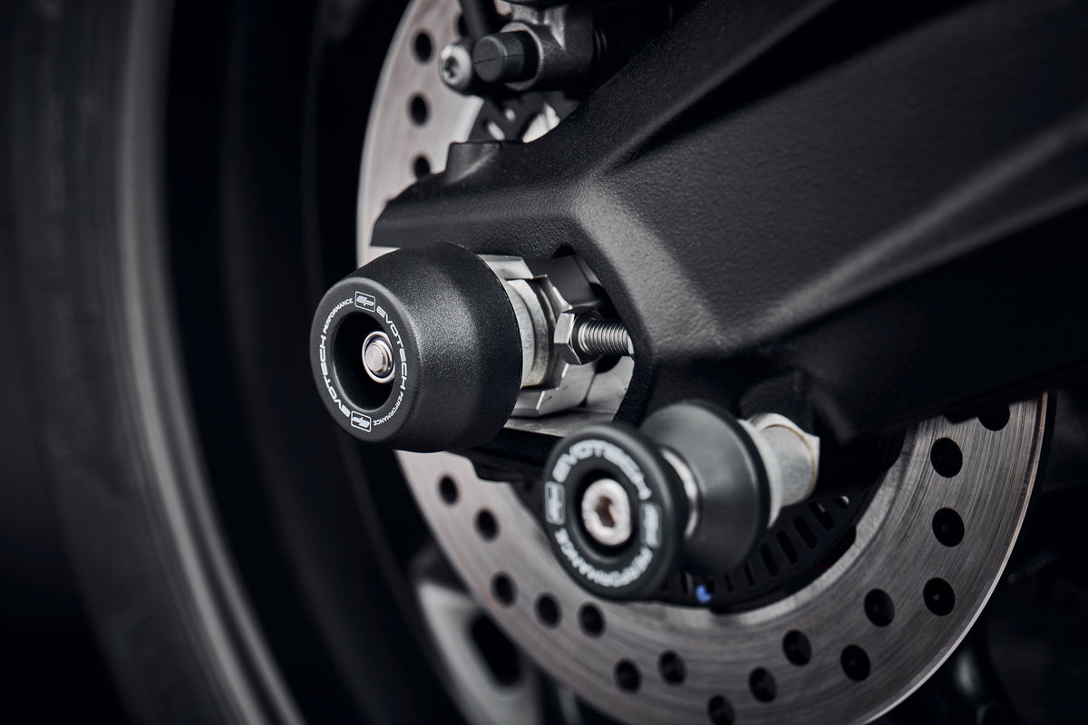 Triumph Street Triple 765 R [ab 2023] - Achsprotektoren-Set – 360° Ansicht 7